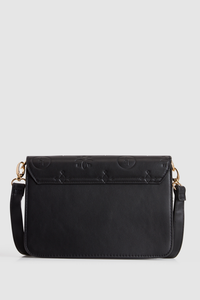 Embossed Flapover Bag