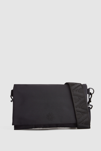 Nylon Flapover Crossbody Bag