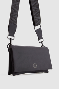 Nylon Flapover Crossbody Bag