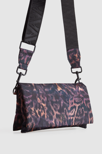 Nylon Flapover Crossbody Bag