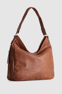 Braided Strap Hobo Bag