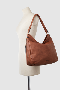 Braided Strap Hobo Bag