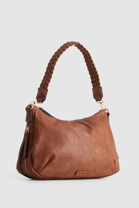 Braided Strap Crossbody Bag