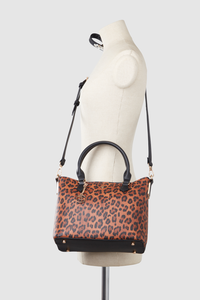 Leopard Charm Tote Bag