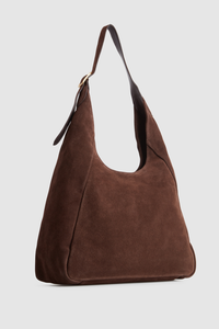 Alexa Leather Suede Hobo Bag