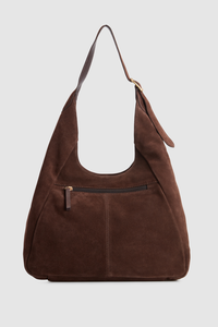 Alexa Leather Suede Hobo Bag