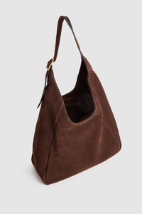 Alexa Leather Suede Hobo Bag