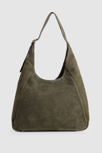 Alexa Leather Suede Hobo Bag