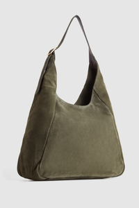 Alexa Leather Suede Hobo Bag