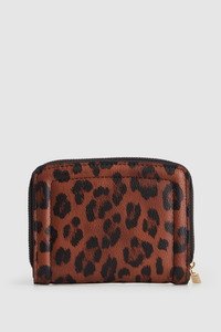 Leopard Ziparound Wallet