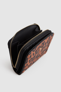 Leopard Ziparound Wallet