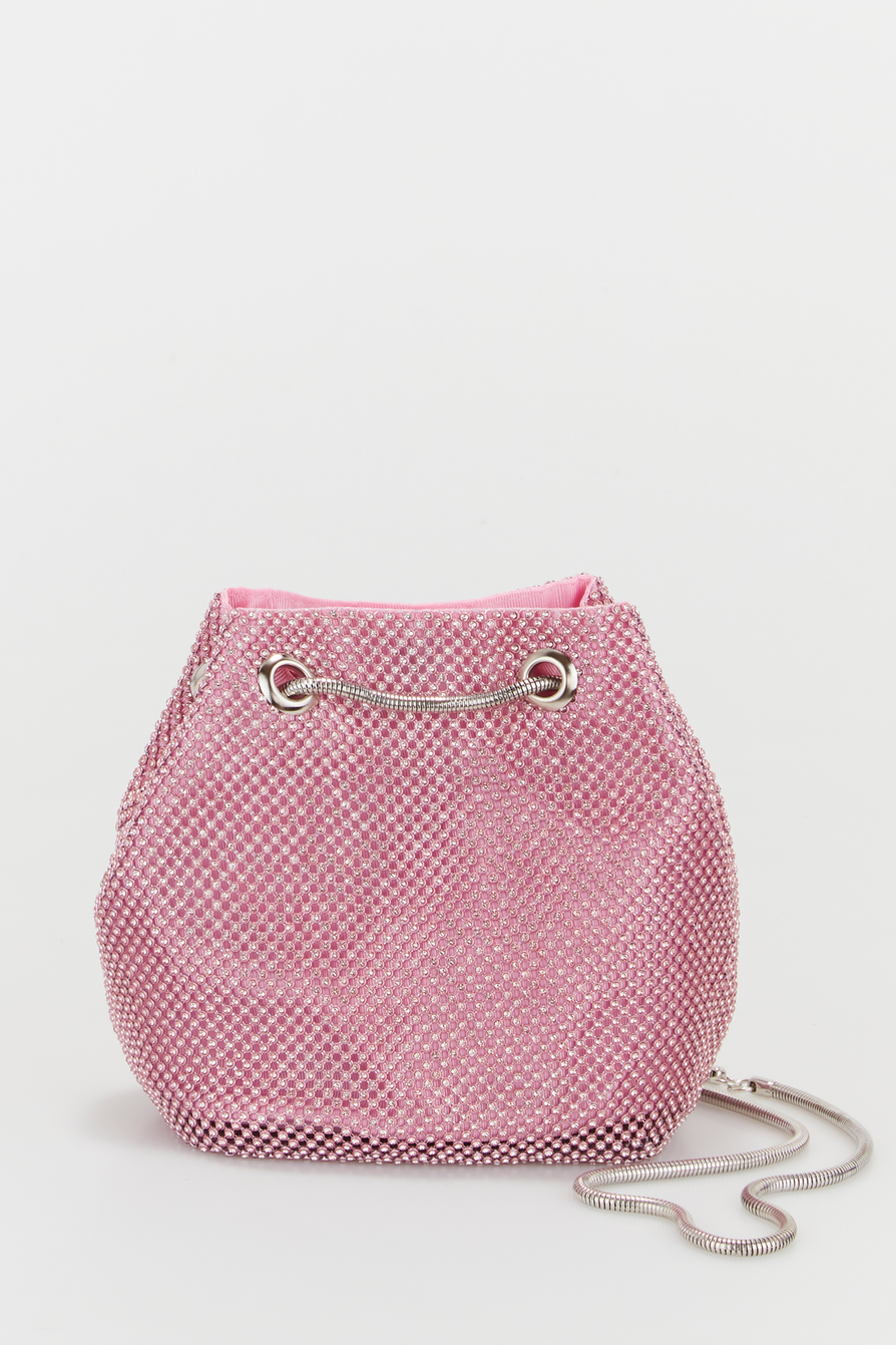 Diamante bucket sale bag